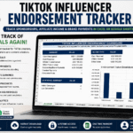 TikTok Influencer Tracker SpreadsheetTikTok Influencer Tracker Spreadsheet